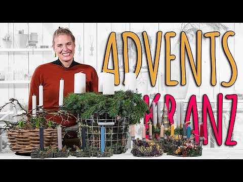 5 COOLE IDEEN FÜR ADVENTSKRÄNZE IM KORB - DIY