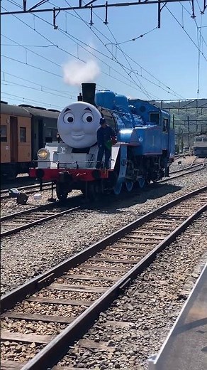 【大井川鐵道】本物だよ！😆 #大井川鐵道 #きかんしゃトーマス #thomasandfriends #steamlocomotive