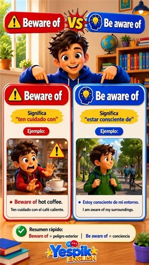 Beware of vs Be aware of