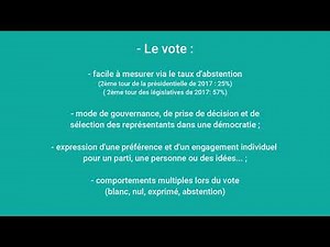 Chapitre 4 : I - A. Les formes d'engagement politique (vidéo 1)