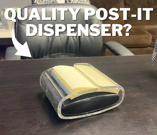 Watch Honest Review of the Pop Up Post It Note Dispenser on Amazon Live