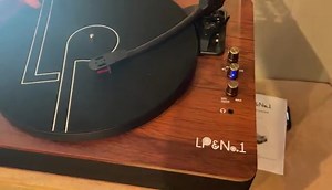 Watch LP&No.1 Record Player with Stereo Speakers on Amazon Live