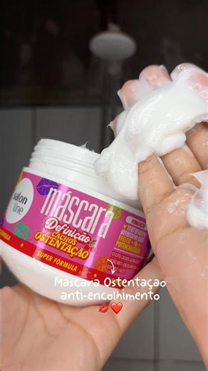 🚿🫧| Dia de lavar e Hidratar o cabelo com a máscara cachos ostentação🌟💋 #fypp #cabelocacheado