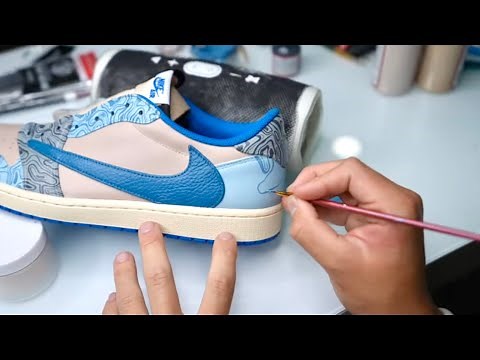 Customizing Travis Scott Shoes…