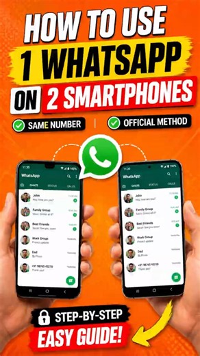 How To Use 1 WhatsApp Account on 2 Phones (2026)