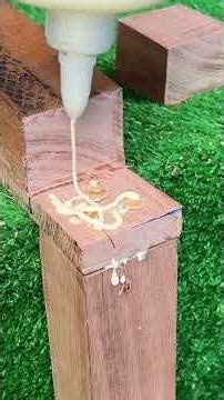 cómo unir dos maderas método infalible #tips