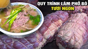 539K views · 4.1K reactions | Chia Sẻ Quy Trình Làm Phở Bò Ngon Siêu Đông Khách Từ Chị Chủ Quán Xinh Đẹp STF. Địa chỉ: 28/209 An Dương Vương – Tây Hồ. SĐT: 090 463 1565 © Bản quyền thuộc về Street Food VN ☞ Không Reup dưới mọi hình thức | Việt Food | Facebook