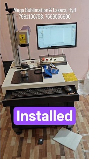 30W Fiber Laser Machine Installation & Live Demo | Start Your Own Business #fiberlaser