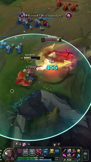 2v1 varus top #leagueoflegends #riotgames #outplay #kyrenrtw #gaming #varusgameplay #leagueclips