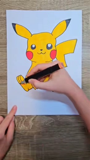 Love you Pikachu 💛 #pokemon #pikachu #drawing