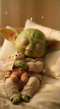 Sweet Baby Yoda Sleeping 🌙 Calm Music for Deep Sleep | Cozy Dreamy Vibes