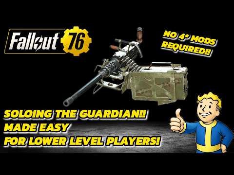 Solo The Guardian EASY Low Level Build – No 4★ Mods Needed! - Fallout 76