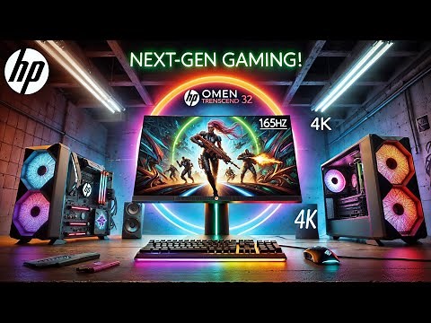 HP Omen Transcend 32 Review – Next-Level 4K Gaming Monitor with 165Hz, 1ms Response & HDR!