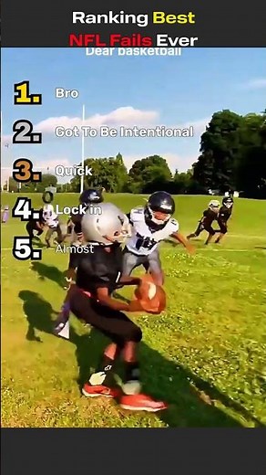 The Funniest NFL Fails of the Season 🤡 #nfl #shorts #funny #ranking