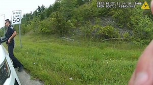 Police body cam captures encounter with 'zombie deer' Click here to see more: https://bit.ly/3AgV2Gp | WCPO 9