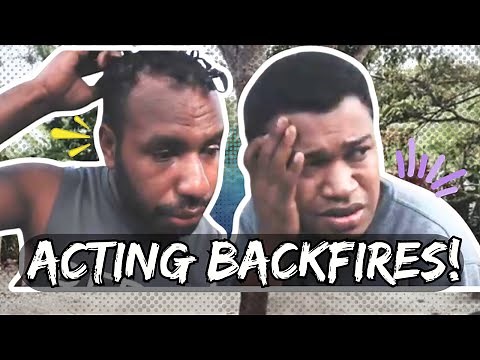 PRETEND GUY CAUGHT. PNG comedy. PNG funny clips