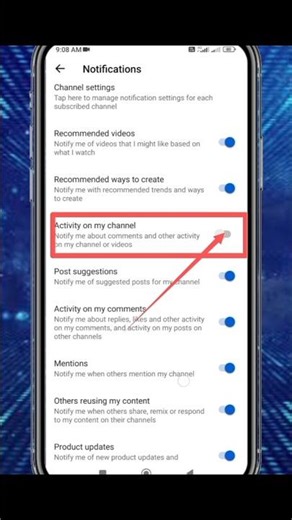 How to Enable My activity on Channel in Notification of You tube#new#settings 2025#youtubeshorts