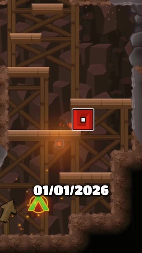 Feliz Año Nuevo 2026 con Geometry Dash 🎉