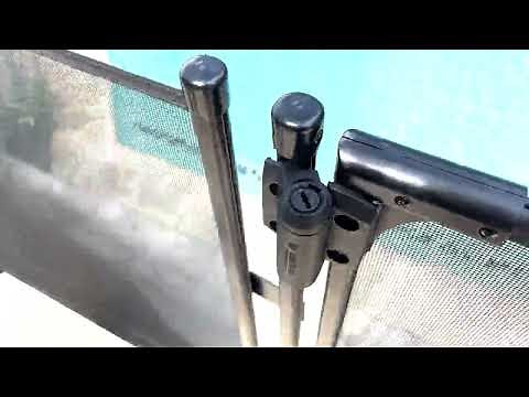 Pool Fence Self-Closing Gate Hinge Tension Adjustment