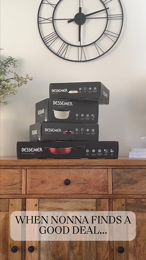 Does your Nonna stock up when somethings on sale? Be like Nonna, and shop our Black Friday deals! You don't want to disappoint her do you 😉 #BlackFriday #BessemerCookware | Bessemer Cookware