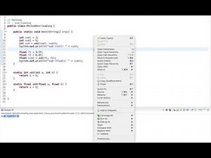 Java Tutorial: Method Overloading