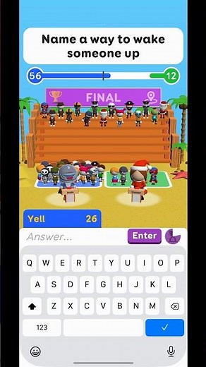 Guess Their Answer - Name a way to wake someone up #guesstheiranswer #quizgames #gameplay #trending