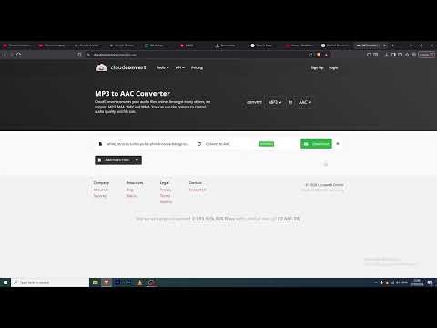 How to Convert An Audio To AAC on Cloud Convert [NEW]