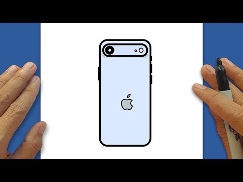 How To Draw iPhone Air Step By Step | Easy Smartphone Drawing Tutorial