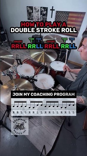 Play a Double Stroke Roll like a PRO 🥁