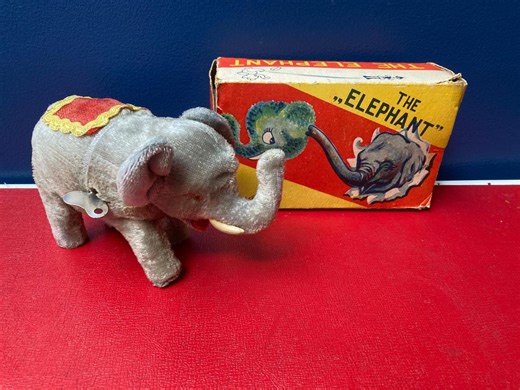 1950’s Wind-up Toy Elephant - Etsy