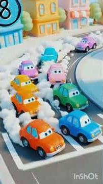 Kids Can't Stop Watching! Count 1–10 With Cute Cars – Fun Learning Song