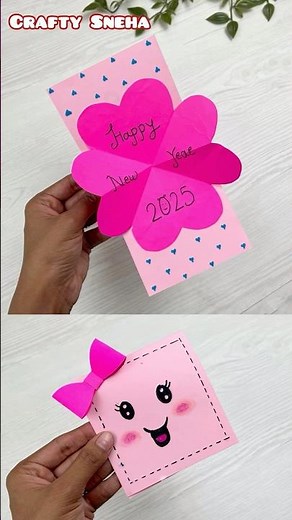 Happy New Year Card 2026 | New Year Card Making Ideas | New Year Greeting Card #happynewyear