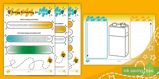 Energy Accounting for Autism