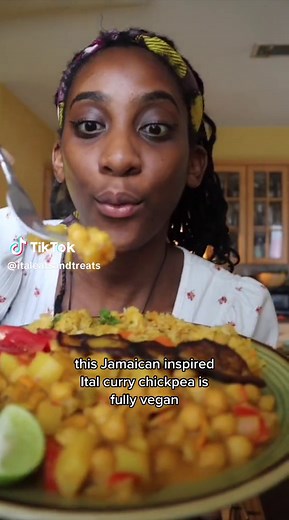 Jamaican Chickpea Curry Recipe | Caribbean Vegan Meal