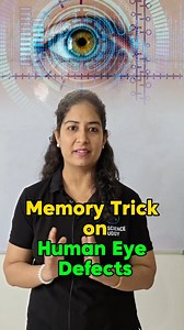 Memory Trick: Human eye defects Check out the Memory trick for Human eye defects, Myopia and Hypermetropia. Comment if you like it. Follow for more. Share with your friends . #digisciencebuddy #grade10 #grade12 #cbse #icse #science | DigiScience Buddy | Facebook