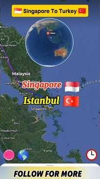 Did You Know This Flight Connects Singapore to Istanbul? ✈️ TK209