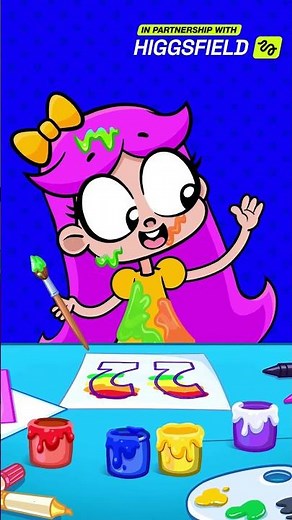 Can you draw a rainbow? 🌈🖌️ Let's paint and mix colors together #forkids