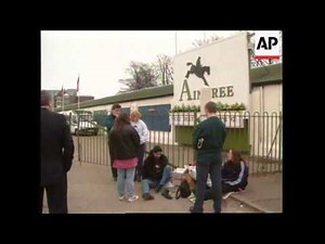 UK: AINTREE RACE COURSE: BOMB SCARE AT GRAND NATIONAL UPDATE