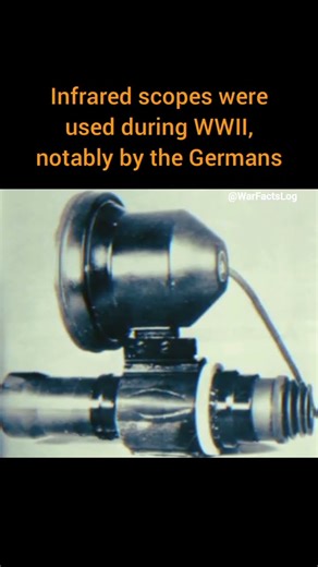 Infrared Scopes of WWII #shorts