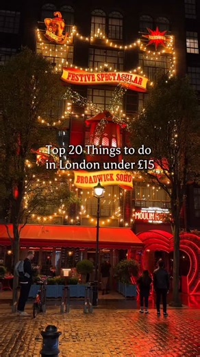 20 Top cool things to do in London ✨ ✨🎄 There are so many amazing things to do in London during the festive season! 🎅❄️ From magical Christmas markets and glowing lights to ice skating and cozy winter pop-ups, the city is bursting with holiday spirit. 💫❤️ Are you ready to soak up all the Christmas magic London has to offer?❤️✨ #londontravel #londonthingstodo #secretlondon #londra #londres #visitlondon #londonchristmas #christmaslights #dateideas #whattodoinlondon #londonhiddengems #winterwond