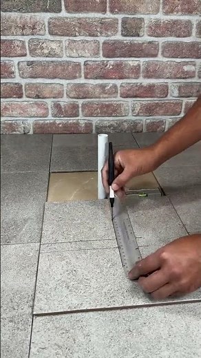 Easiest Way to Cut Tiles Around Pipes