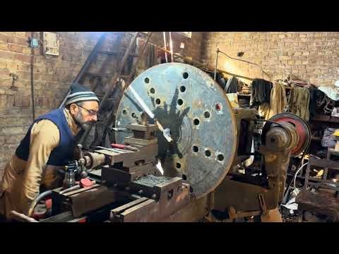 Very Very Amazing Process Of Manufacturing Double Wheel Fodder Cutting Machine For Dairy Farm Use .4