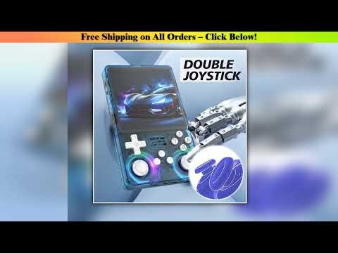 BOYHOM R36 Plus Retro Handheld Game Console Linux 64-bit System 4" IPS Screen RK3326 Portable