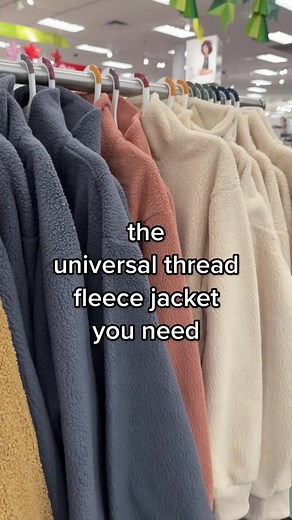 Stay Warm in Style with the Universal Thread Fleece Jacket