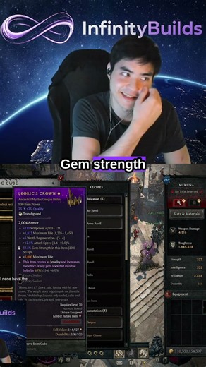 WE DID IT GEM STRENGTH ON LEORIC!!