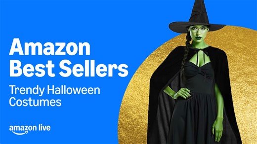 Watch Amazon Best Sellers&colon; Trendy Halloween Costumes on Amazon Live