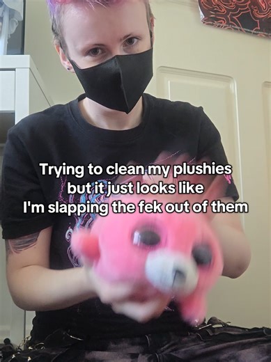They've been very naughty XD #alternative #funny #plushie #softtoys #cleaning