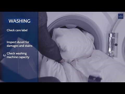 Washing instructions: How to wash and dry a SILK DUVET?