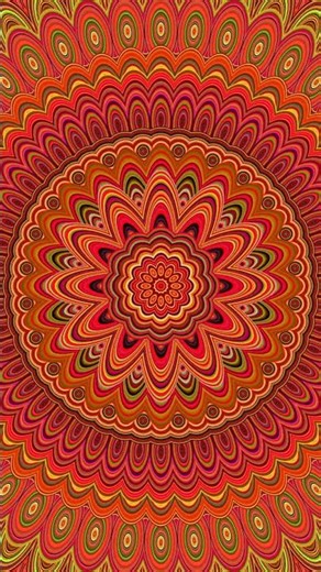 Geometric Flower Mandala Art