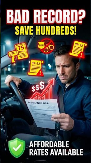 Auto Insurance for Bad Driving Record | Save Money After a DUI or Tickets (2026 Guide)